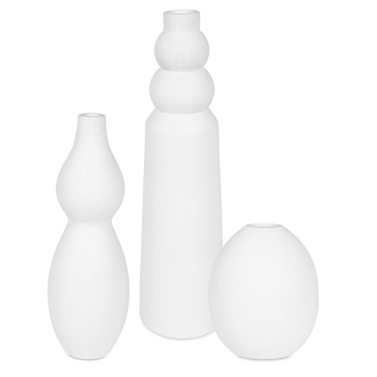 Forma - Ceramic Vases (Set of 3) - White