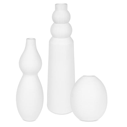 Forma - Ceramic Vases (Set of 3) - White