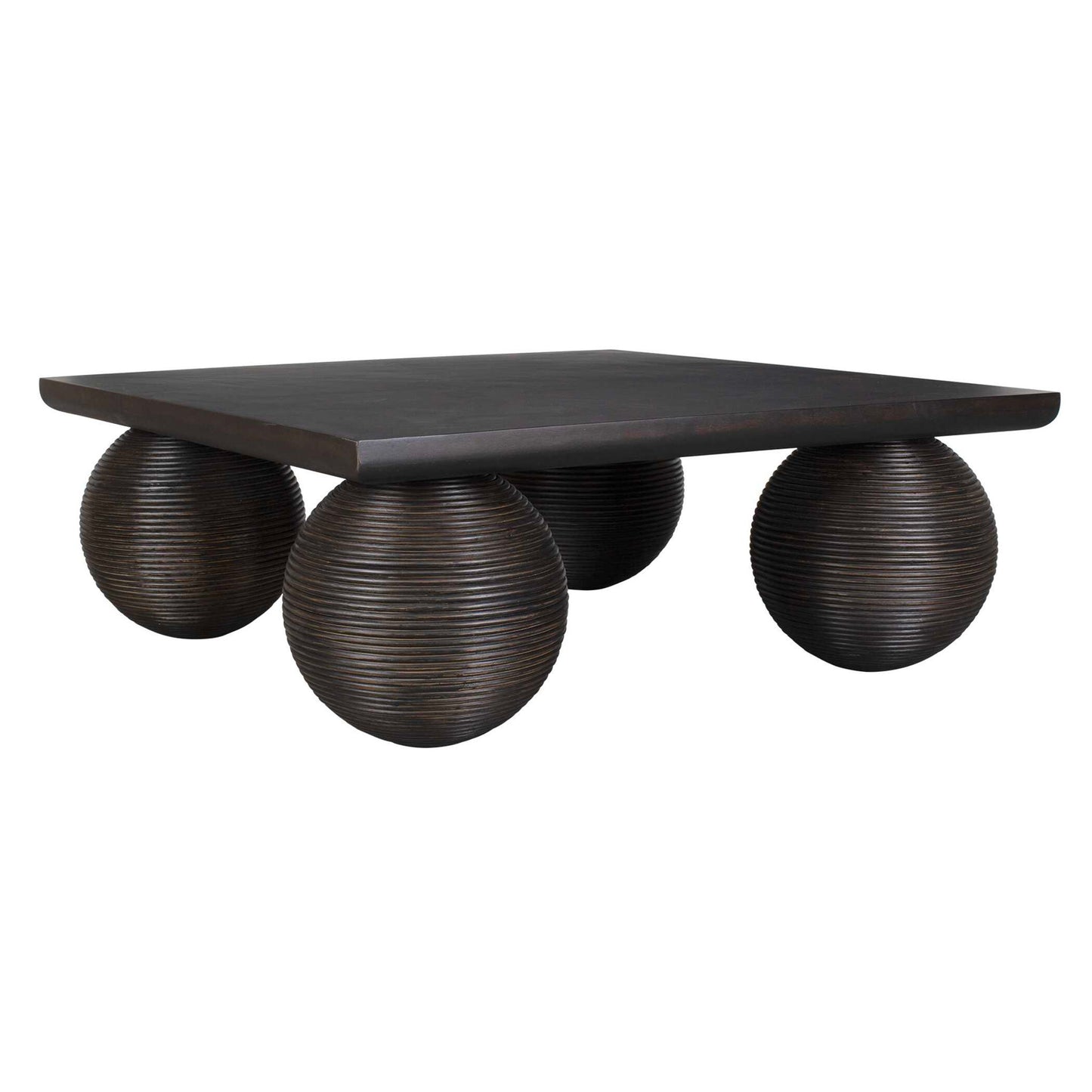 Kasson - Sphere Leg Coffee Table - Black