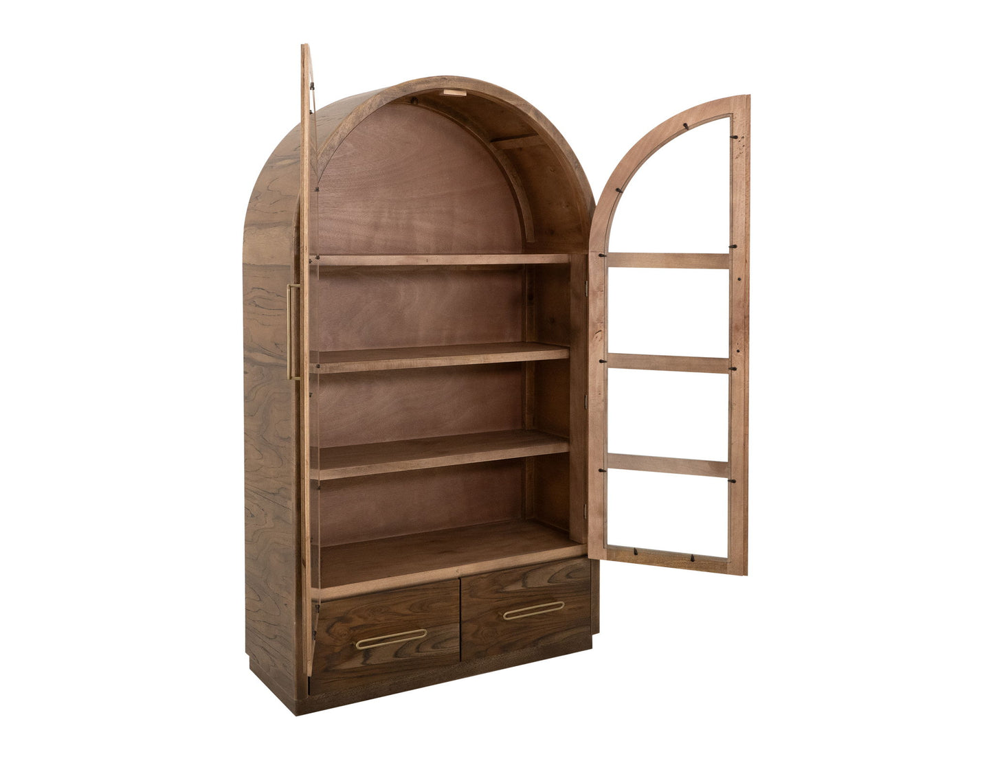 Balam - Cabinet - Almond / Barrel Brown