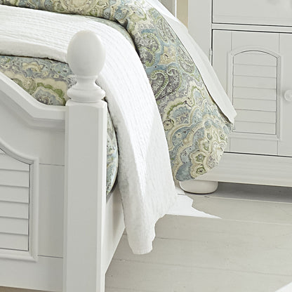 Summer House - Panel Bed Rails - Oyster White