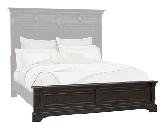 Hickory Creek - Queen Panel Footboard & Slats - Brown