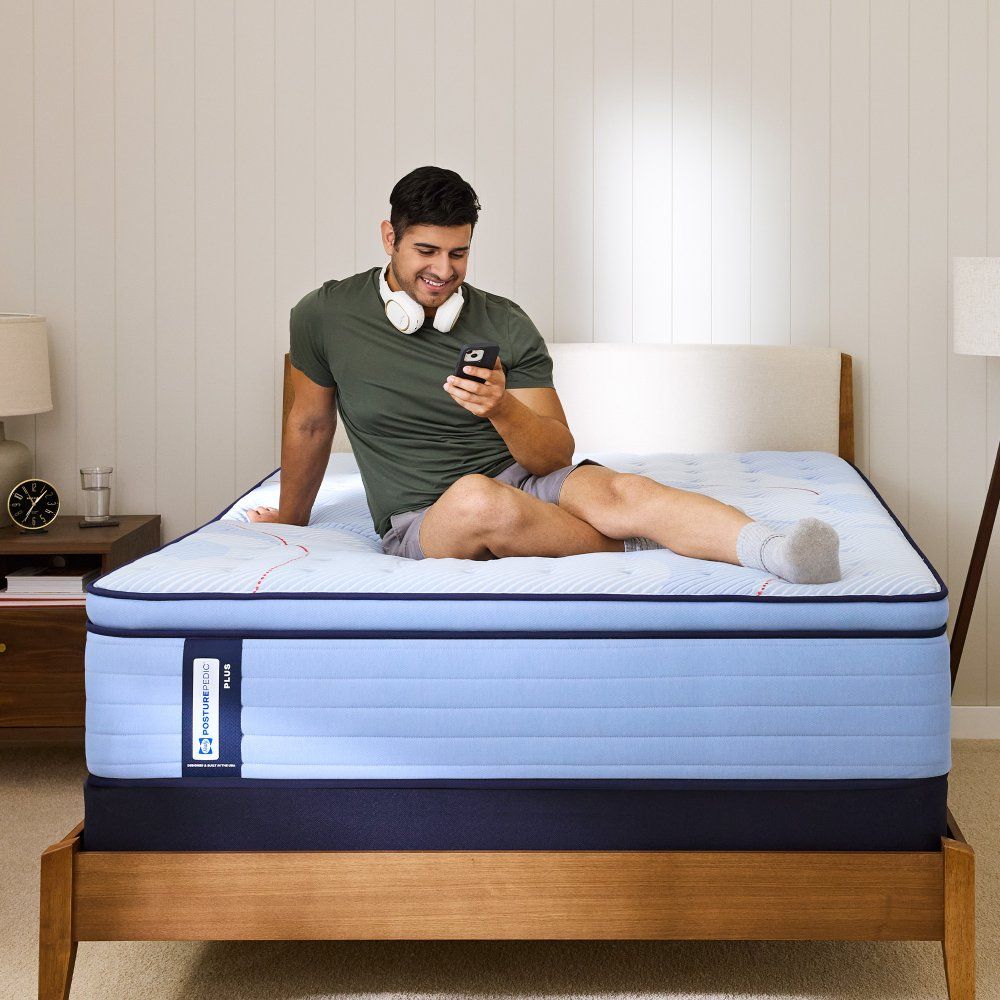 Posturepedic Plus - Paterson II Euro Pillow Top Firm Mattress