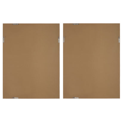 Seabreeze - Abstract Framed Canvas Prints (Set of 2) - Light Blue