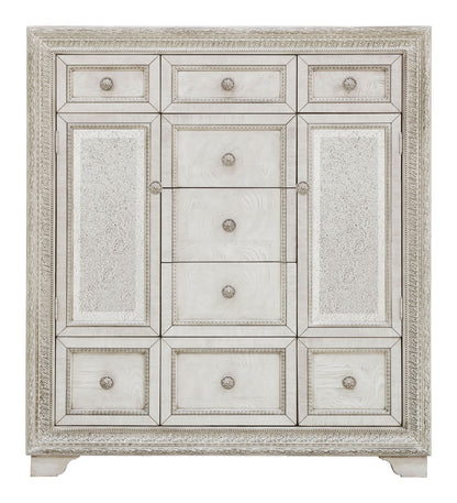 Camila - 9 Drawer Door Chest - Creamy White