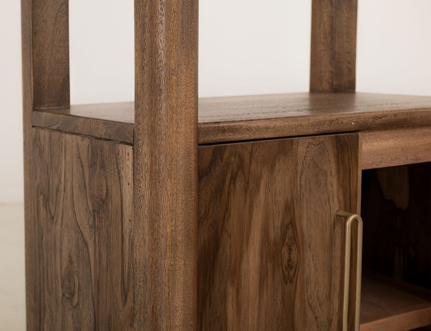 Balam - Pier With 2 Door And 3 Shelf - Light Brown