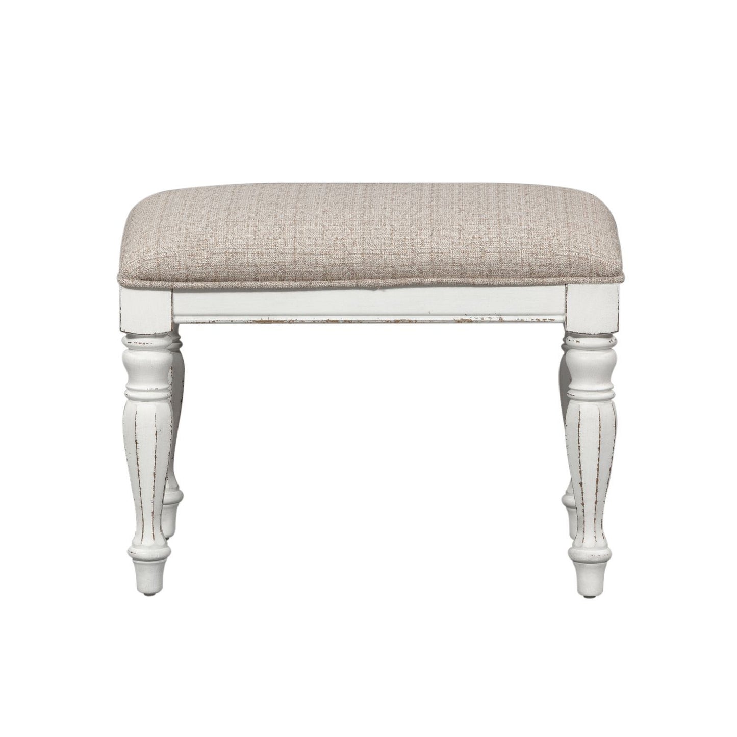 Magnolia Manor - Accent Bench - White