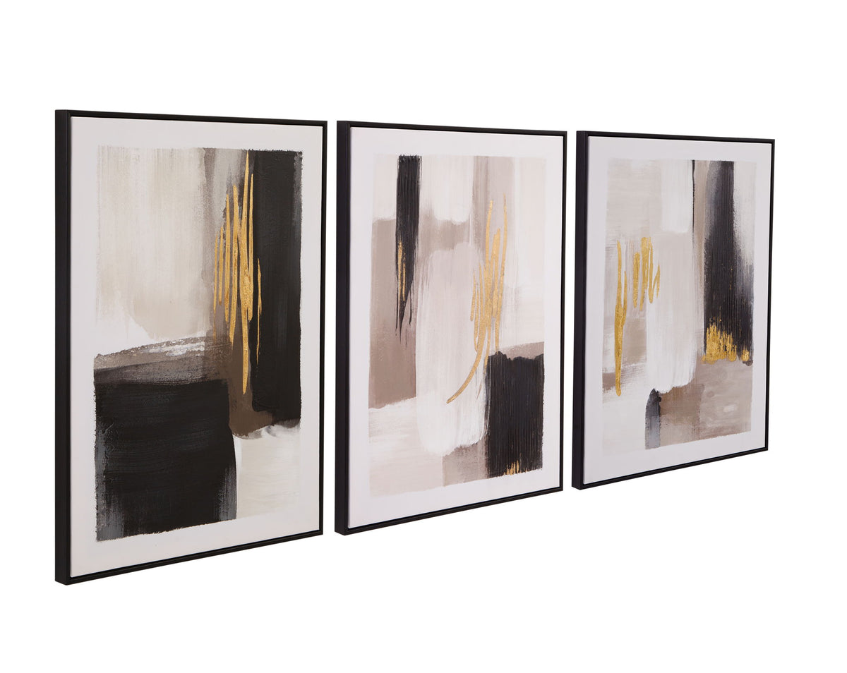 Journey Canvas Art (Set of 3) - Beige