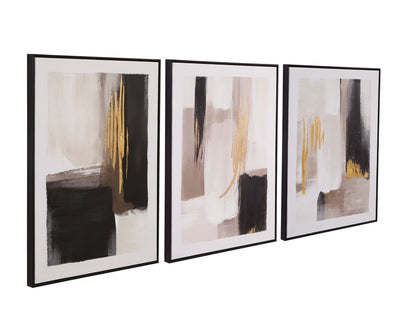 Journey Canvas Art (Set of 3) - Beige