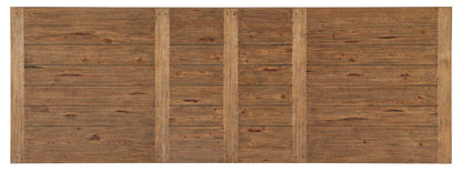 Big Sky - Trestle Dining Table With 2-20" Leaves - Light Brown