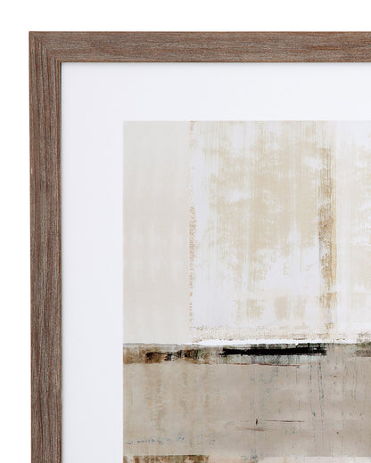 Custom Across The Abstract Bay I - Gray