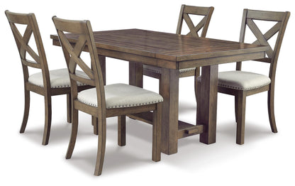 Moriville - Rectangular Dining Room Extension Table - Grayish Brown