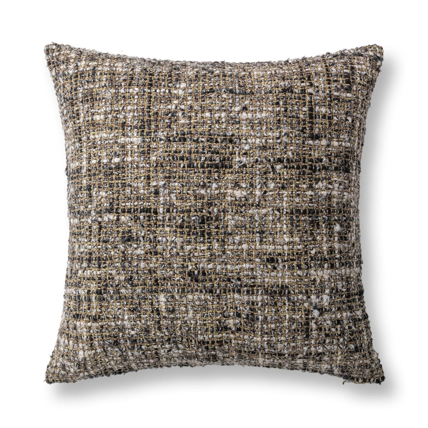 Villa Classics - Porter 22" x 22" Accent Pillow - Black / Ivory