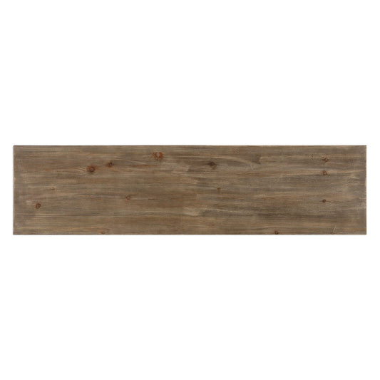 Layton - Geometric Console Cabinet - Light Brown