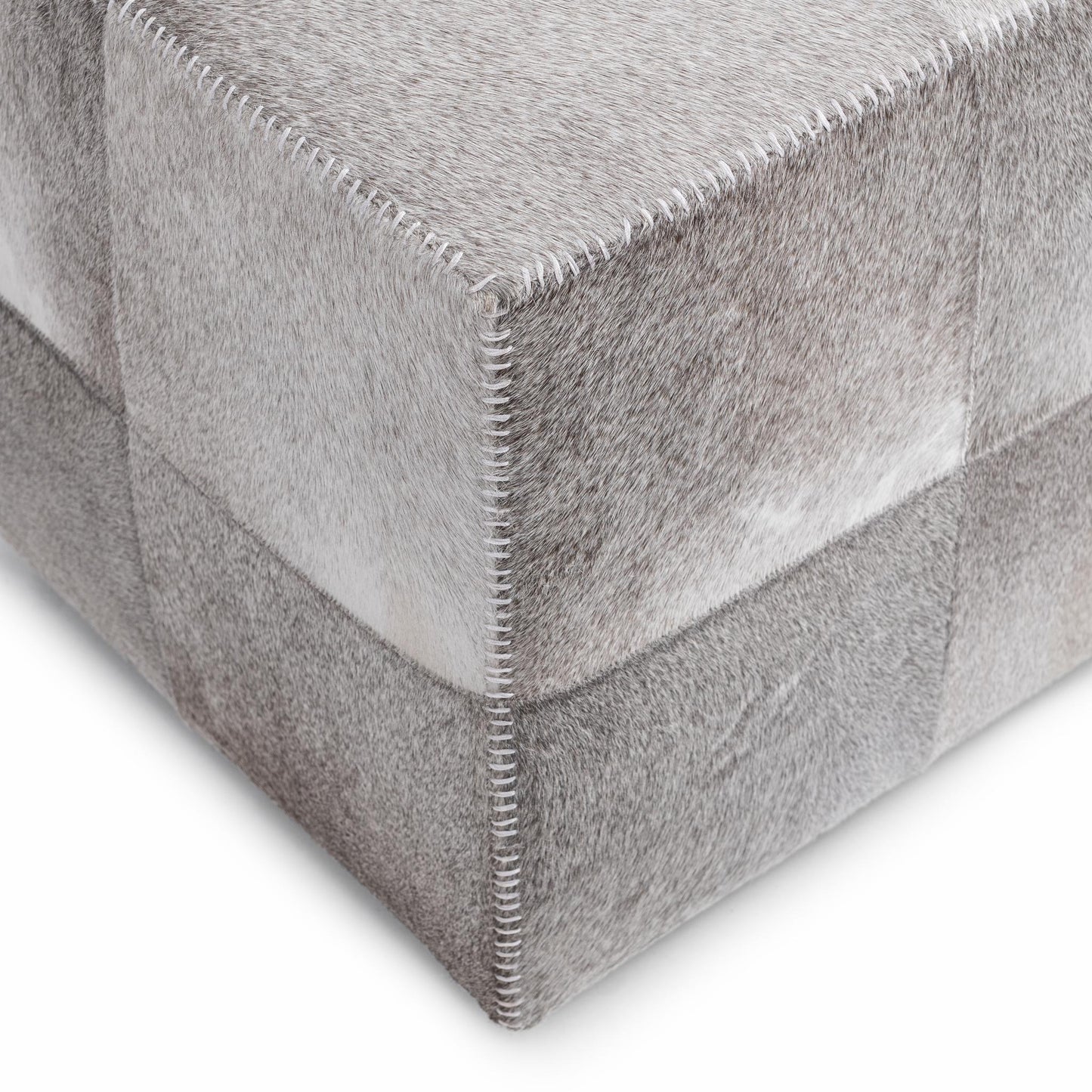 Landyn - Square Ottoman - Sparrow Gray