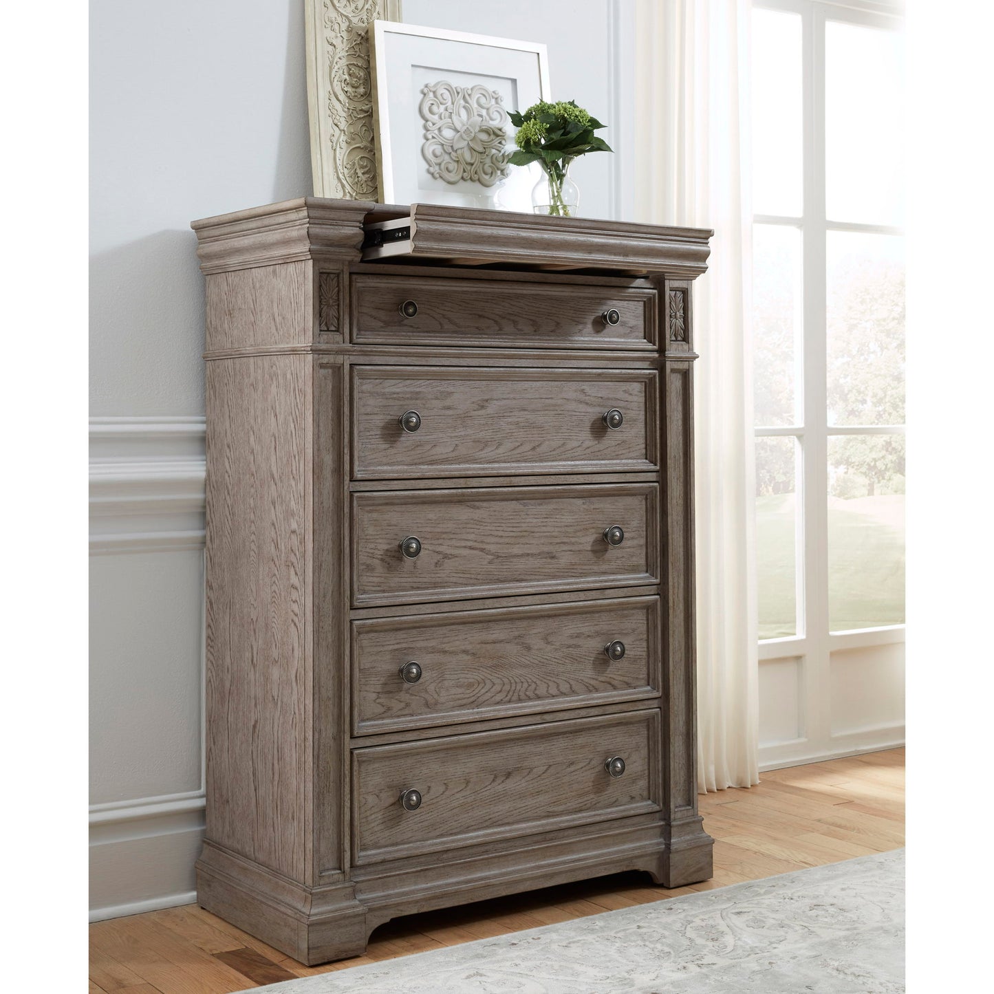 Kingsbury - 6 Drawer Chest - French Gray