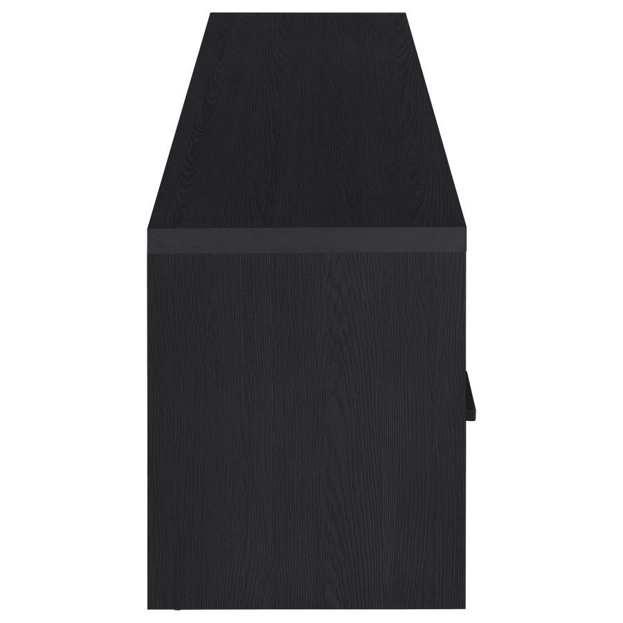 Murray - 70" 2-Door TV Stand Media Console - Black