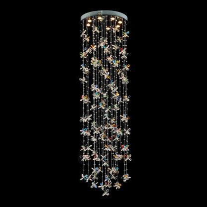 Michael Amini Lighting - Wings Of Color Crystal LED Chandelier - Clear