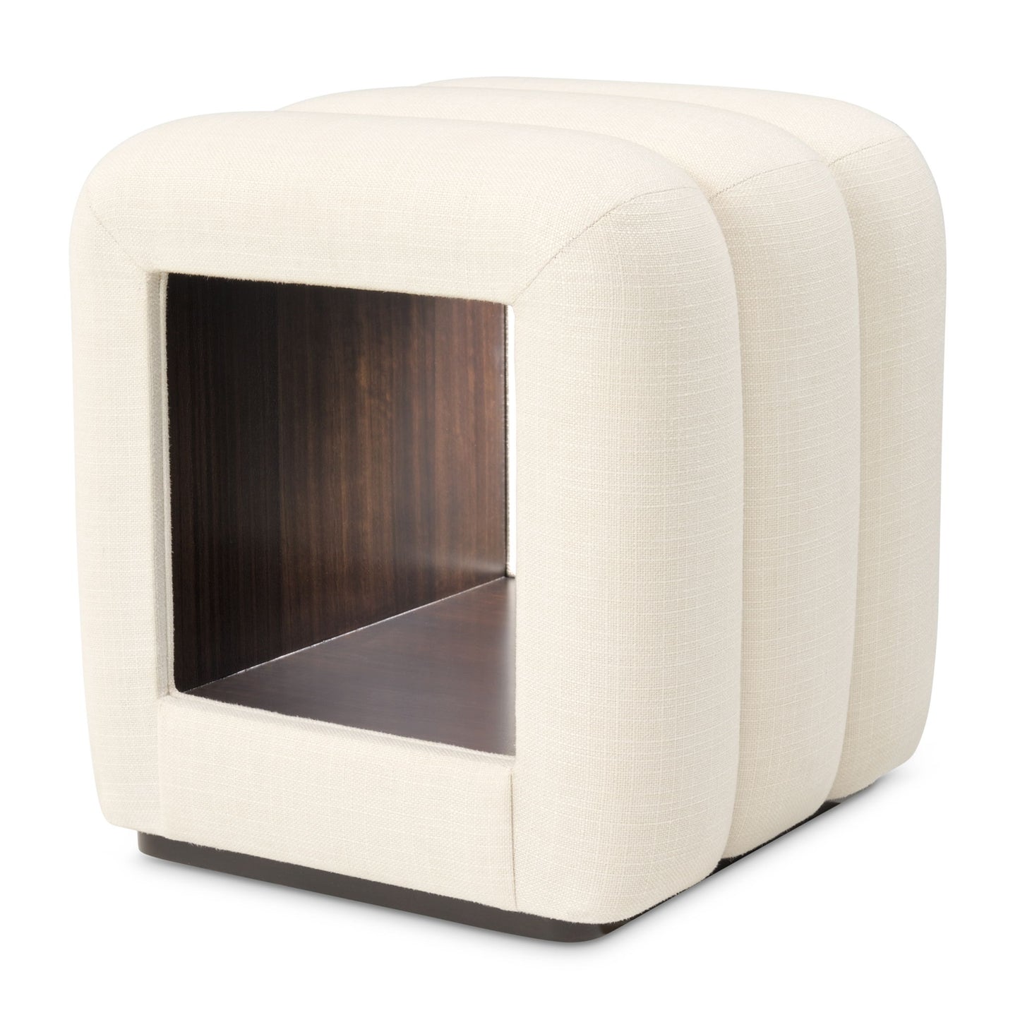 Belmont Place - Vanity Bench - Cream / Espresso