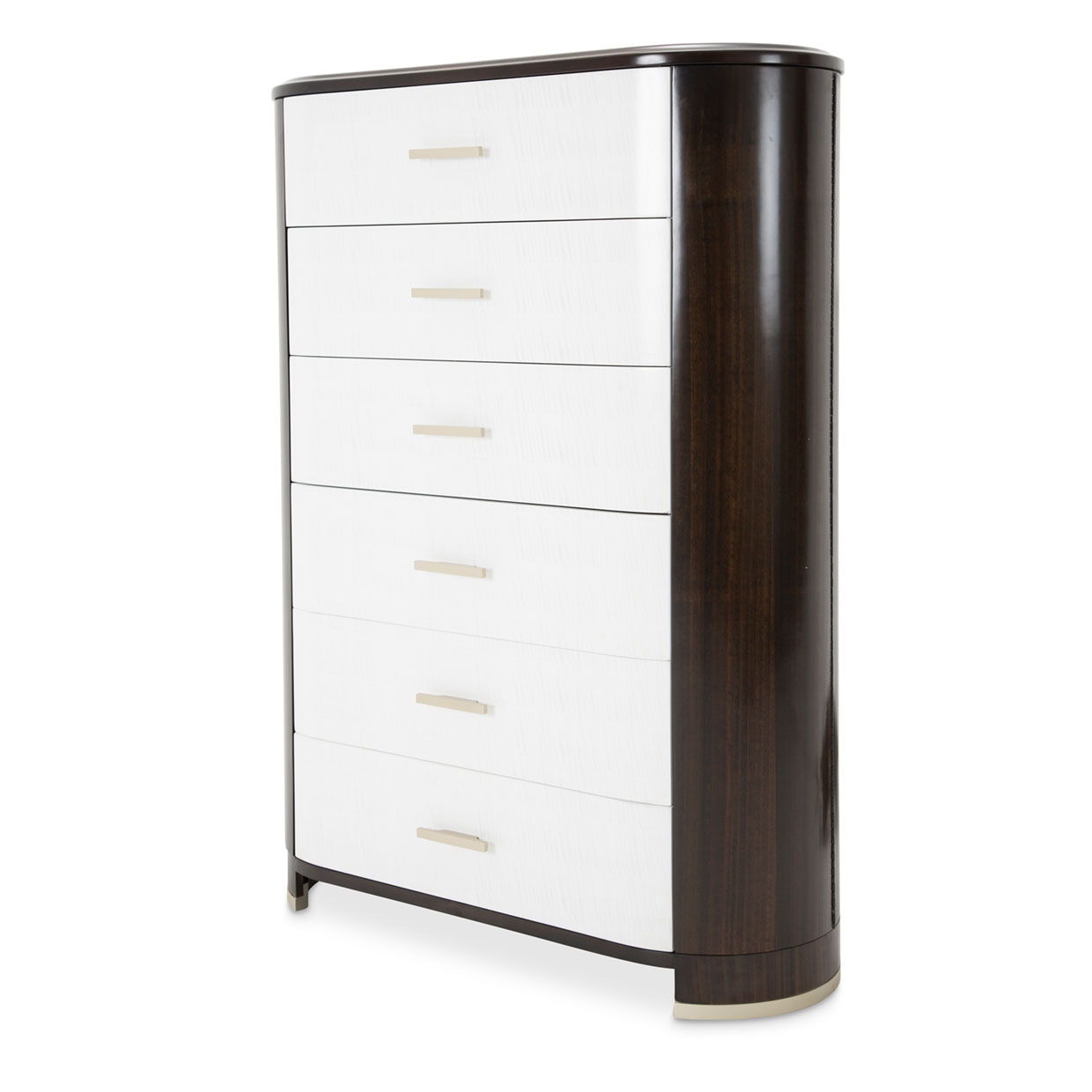 Paris Chic - 6-Drawer Chest - Espresso Brown
