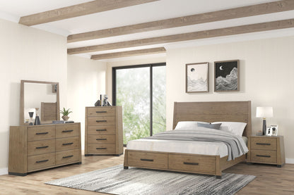 Viera - Landscape Mirror - Natural Oak