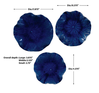 Abella - Ceramic Wall Decor (Set of 3)