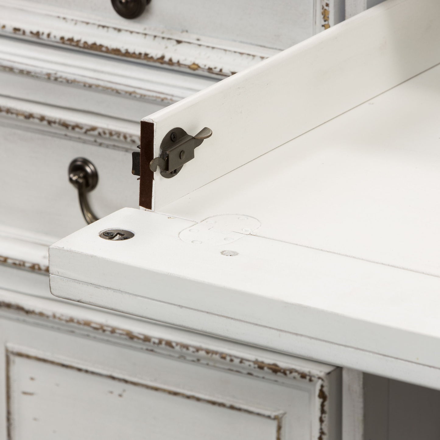 Magnolia Manor - Jr Executive Desk Top - Antique White