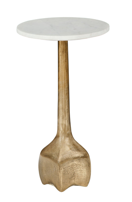Alvarez - Accent Table - Brass