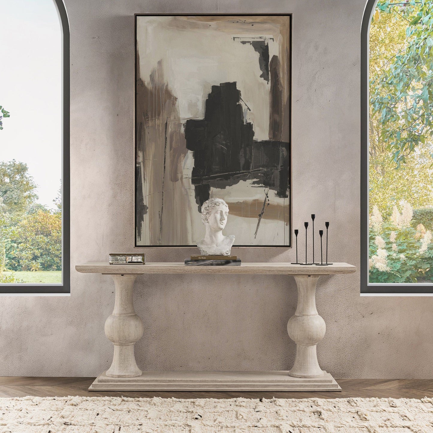 Hera - Console Table - Creamwood