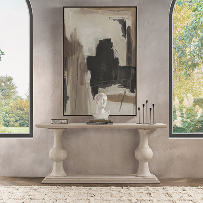 Hera - Console Table - Creamwood