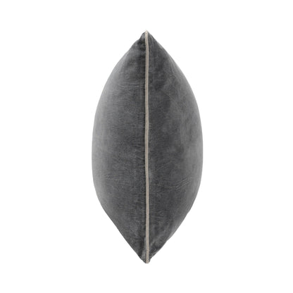 Heirloom Velvet - SLD Pillow - Stone Gray
