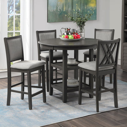 Amy - 5 Piece Counter Dining Set