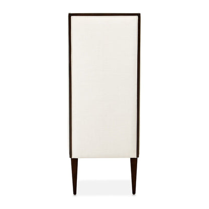 Belmont Place - Desk Chair - White / Dark Brown