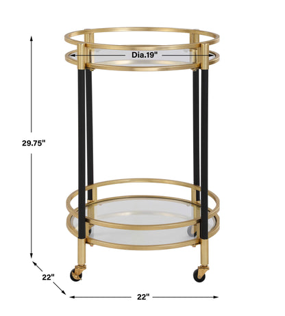 Dolly - Round Bar Cart