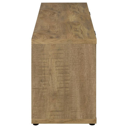 Tabby - 4 Door Engineered Wood TV Stand - Mango