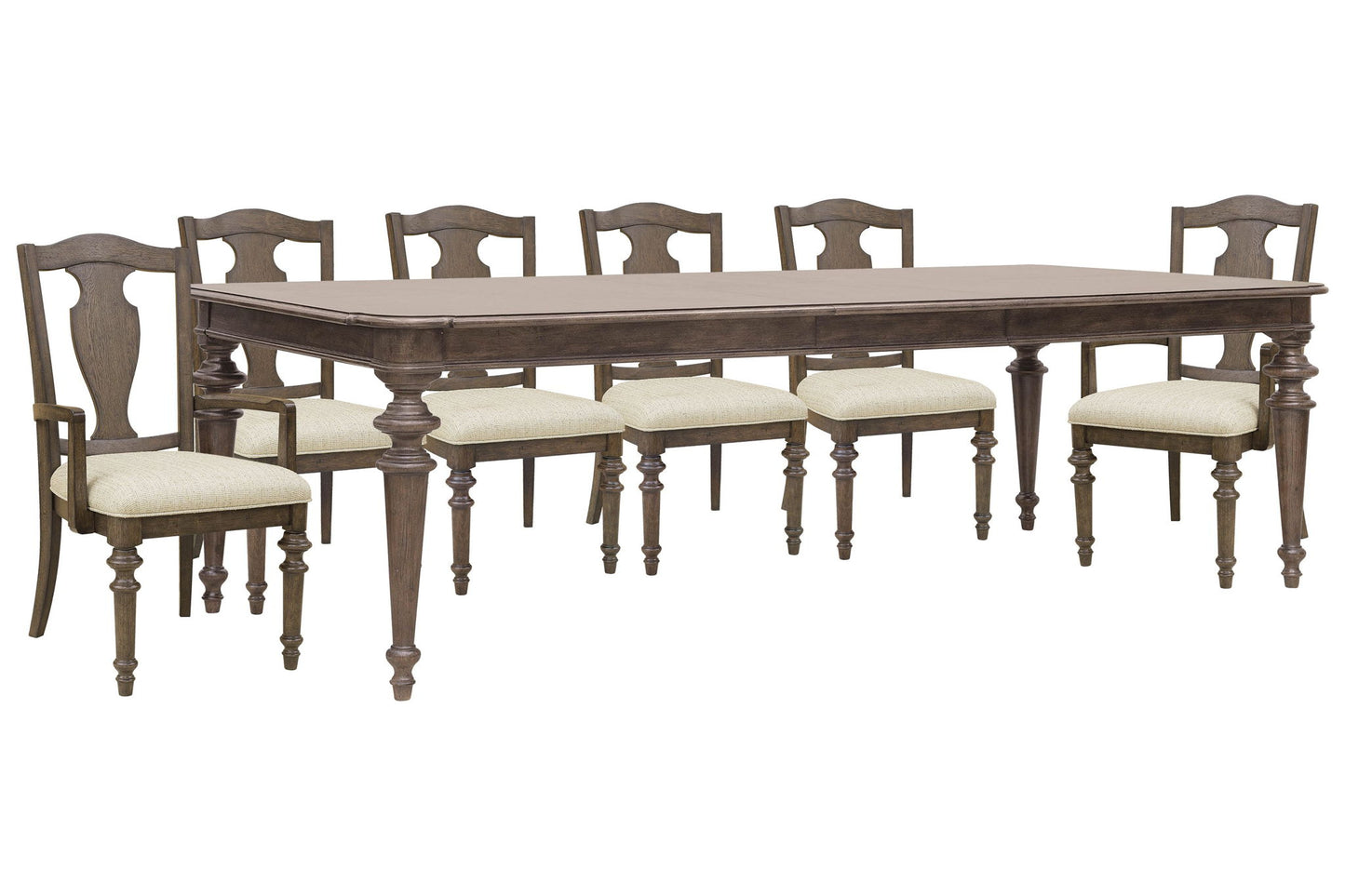 Saddle Creek - Extendable Leg Dining Table Set