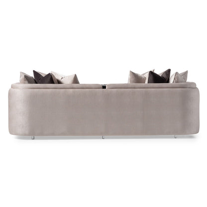 Carmela - Mansion Sofa - Zinc / Chrome