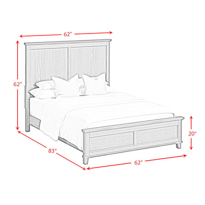 Canterbury - Panel Bed