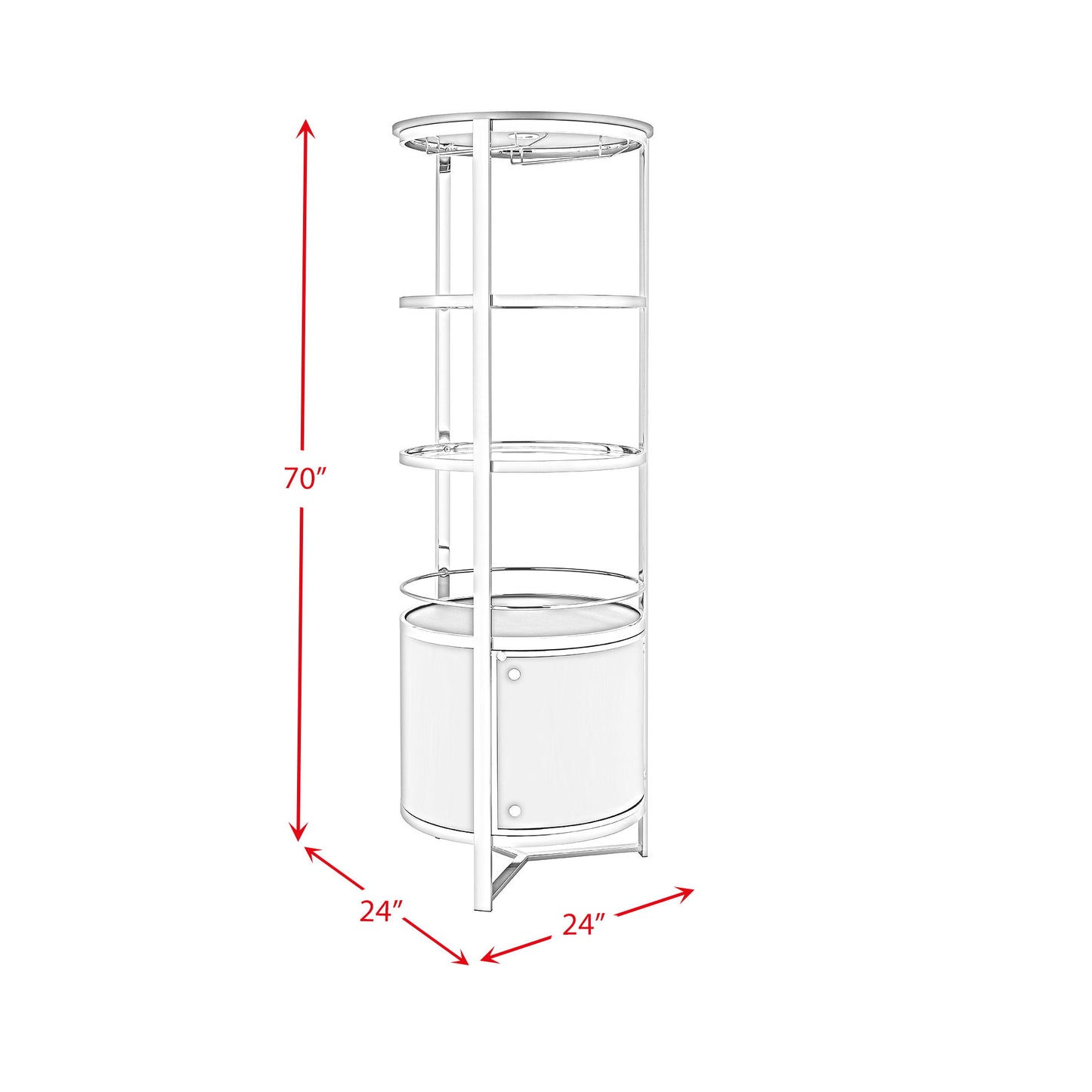 Lalia - Wine Rack With LED
