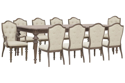 Saddle Creek - Extendable Leg Dining Table Set