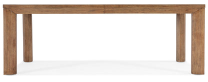 Big Sky - Leg Table With 1-24" Leaf - Light Brown