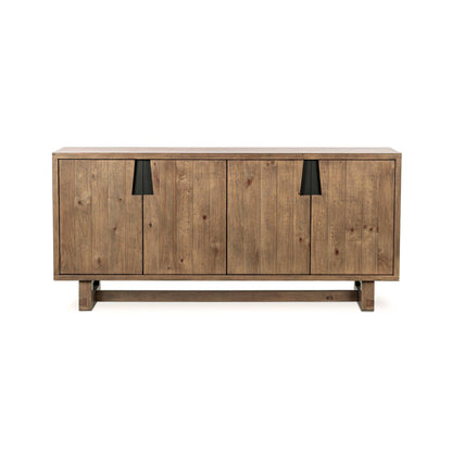 Lyra - 4 Door Buffet - Smoke Brown