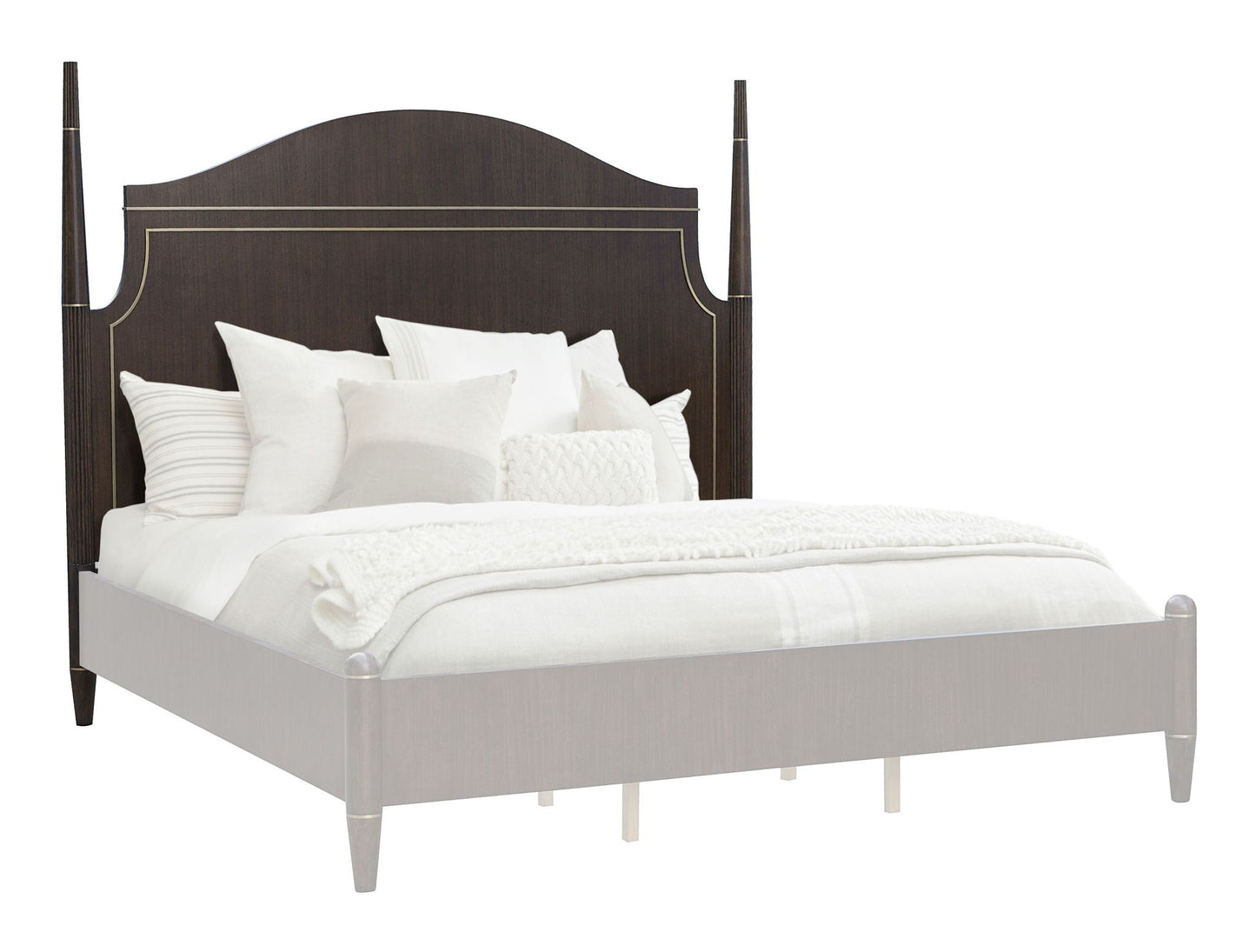 Asher Park - King / California King Poster Headboard - Piano Brown