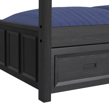 Hampton Kids - Bunk With Staircase And Trundle Bedroom Set