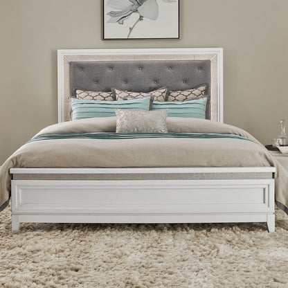 Reflections - King Panel Footboard - Pearl White