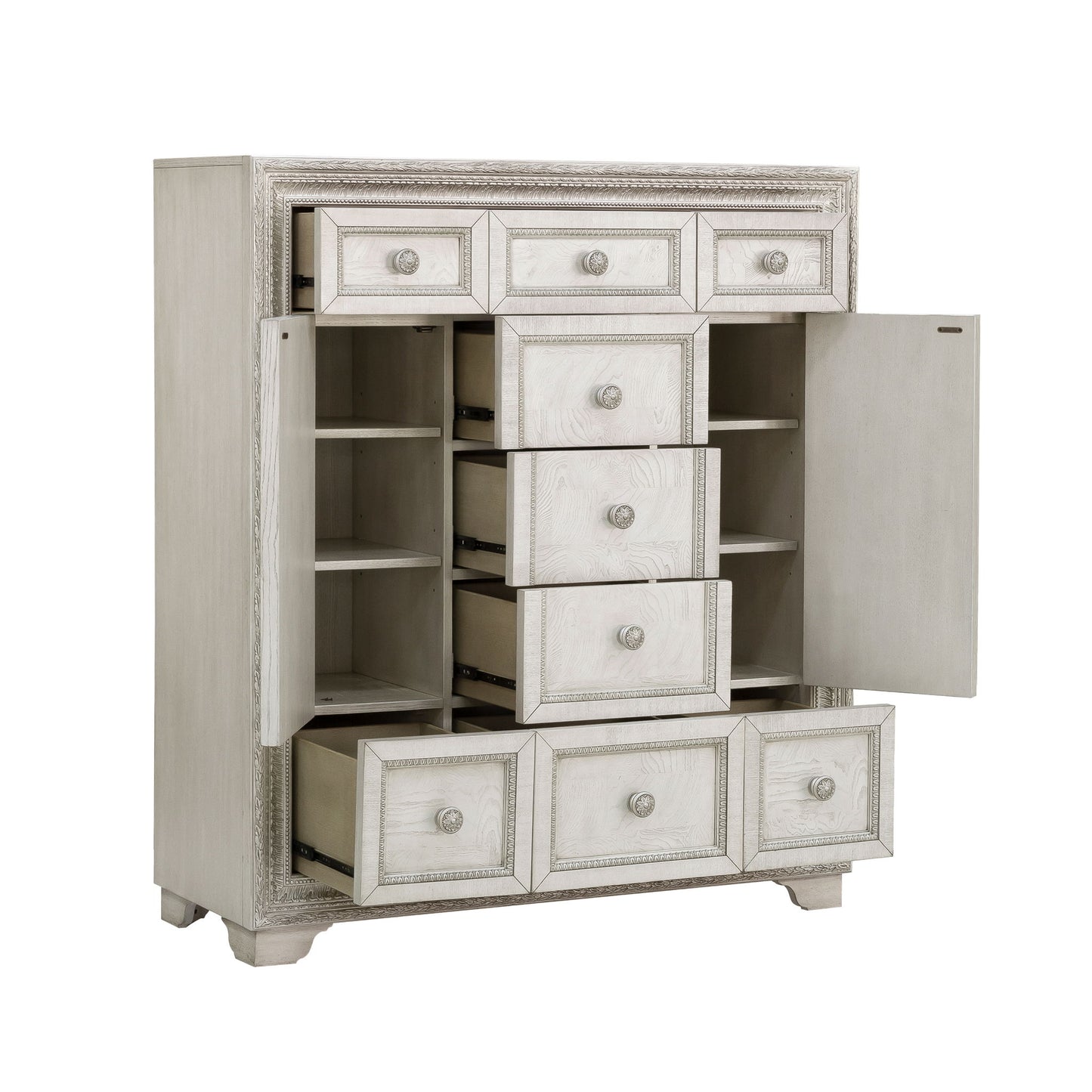 Camila - 9 Drawer Door Chest - Cream
