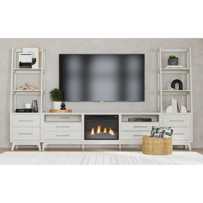 Westland - 4 Piece Entertainment Unit With 82" TV Console - Almond