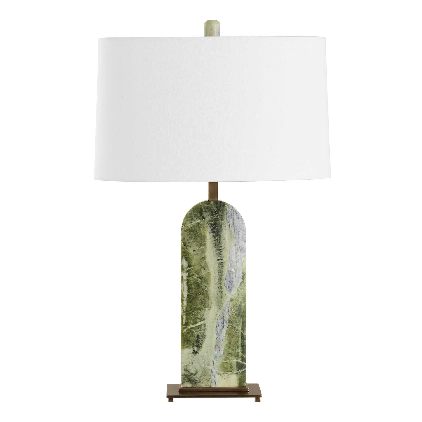 Moorea - Marble Table Lamp - Green