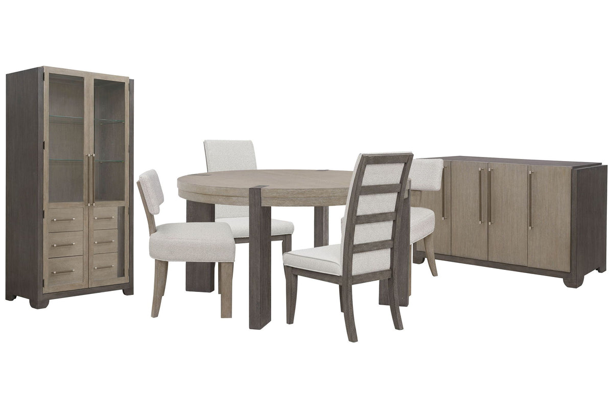 Anderson Park - Round Dining Table Set With Kilsmos Chairs