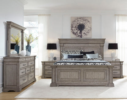 Madison Ridge - Panel Bed - Heritage Taupe